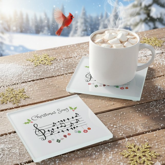 Posavasos De Vidrio Navidades Canto de pájaros (Subido por el creador)