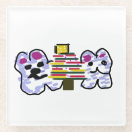 Posavasos De Vidrio Navidades de osos polares