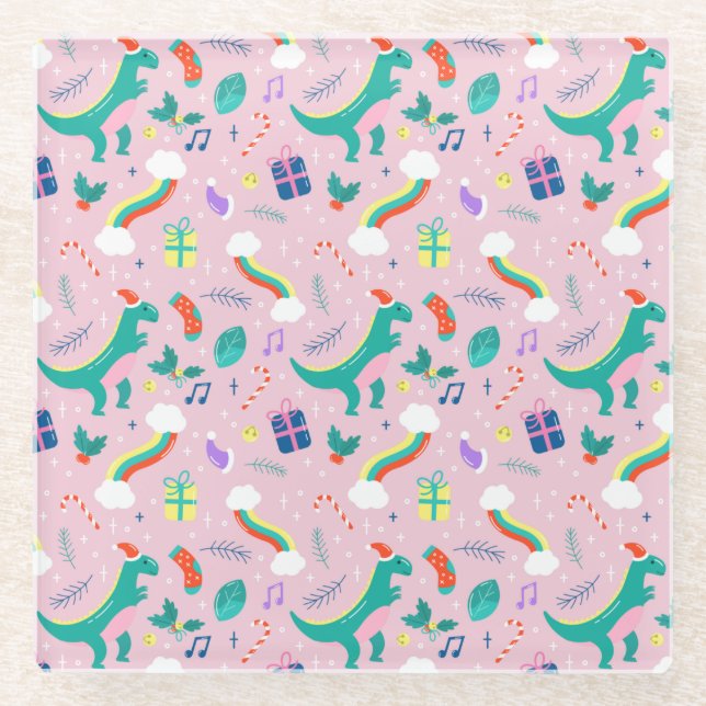 Posavasos De Vidrio Navidades inteligentes (Anverso)