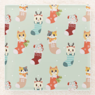 Posavasos De Vidrio Navidades inteligentes