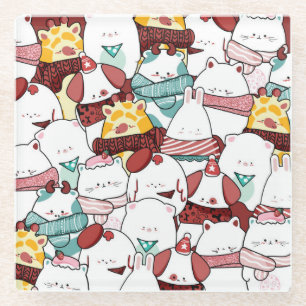 Posavasos De Vidrio Navidades inteligentes