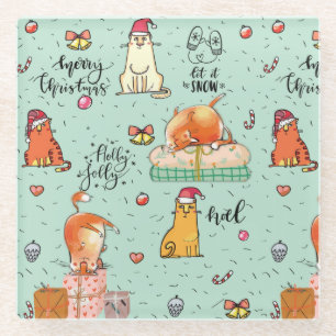 Posavasos De Vidrio Navidades inteligentes