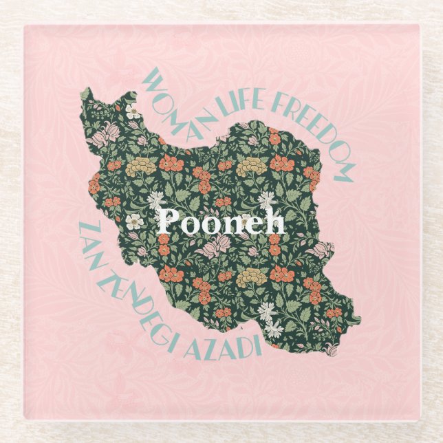 Posavasos De Vidrio Navidades personalizados grandes regalos para muje (Anverso)