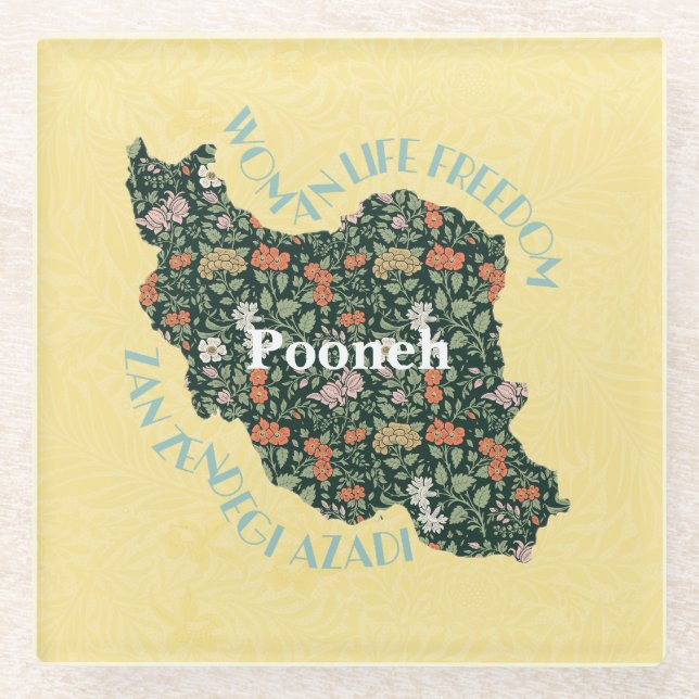 Posavasos De Vidrio Navidades personalizados grandes regalos para muje (Anverso)