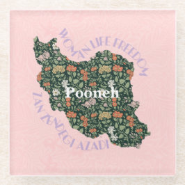 Posavasos De Vidrio Navidades personalizados grandes regalos para muje