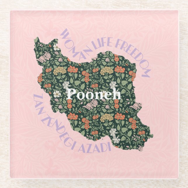 Posavasos De Vidrio Navidades personalizados grandes regalos para muje (Anverso)