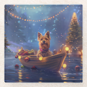Posavasos De Vidrio Navidades Territoriales Australianos disfrutan de 