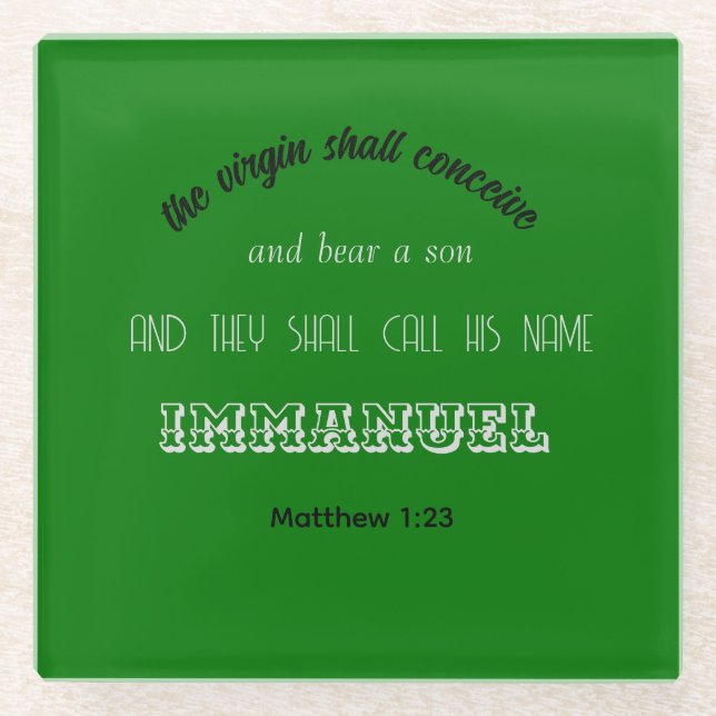 Posavasos De Vidrio Navidades verso montaña rusa (Anverso)