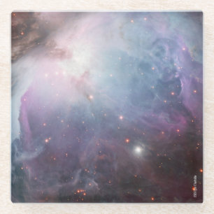 Posavasos De Vidrio Nebulosa Orión Astronomía azul Rosa violeta cielo 
