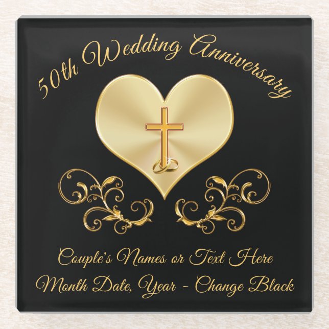 Posavasos De Vidrio Negro y práctico de costa de las ideas del regalo (Anverso)