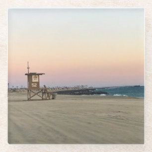 Posavasos De Vidrio Newport Beach en Sunset, California