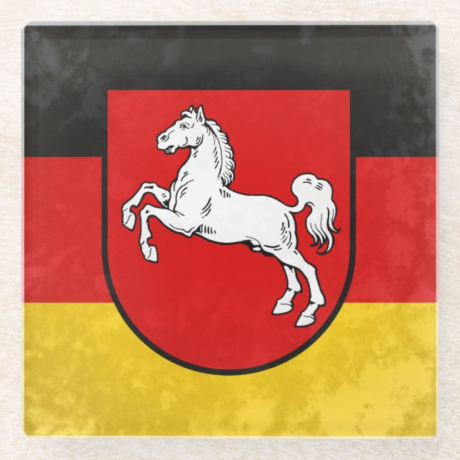 Posavasos De Vidrio Niedersachsen (Anverso)