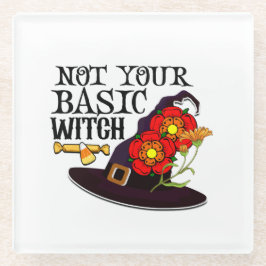 Posavasos De Vidrio No es tu bruja básica