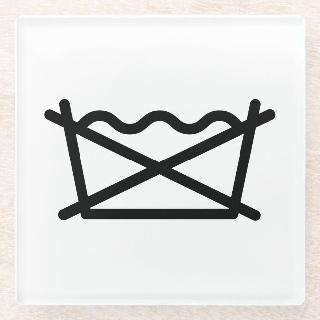 POSAVASOS DE VIDRIO ¡NO LAVES! (Anverso)