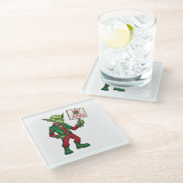 Posavasos De Vidrio No Navidad – Estilo Alien Rebelde