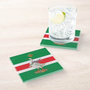 Posavasos De Vidrio Nobile Contrada dell' Oca (Goose) Palio