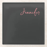 Nombre de caligrafía profesional de placa Minimali