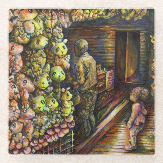 Posavasos De Vidrio Norte del Circo (Anverso)