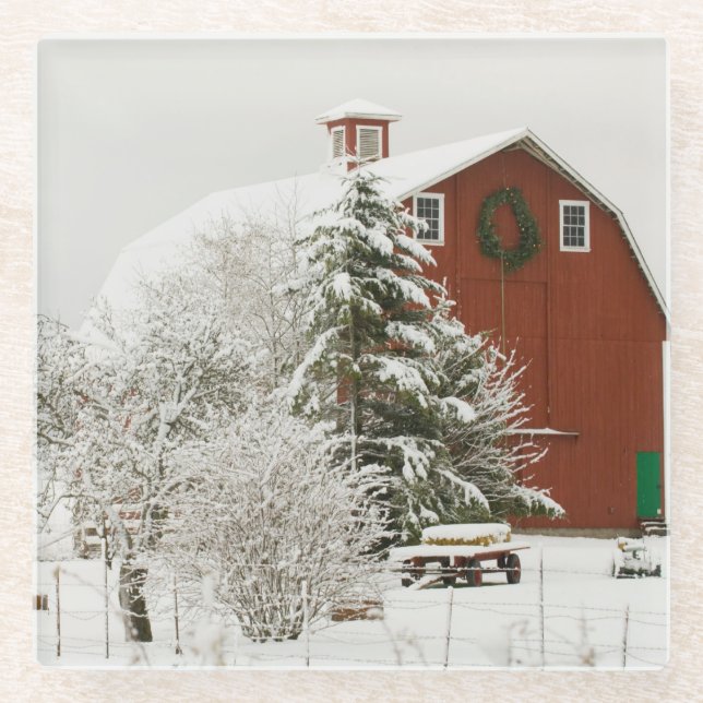 Posavasos De Vidrio Norteamérica, Estados Unidos, Australia Occidental (Anverso)