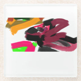 Posavasos De Vidrio Northern Cardinal autumn