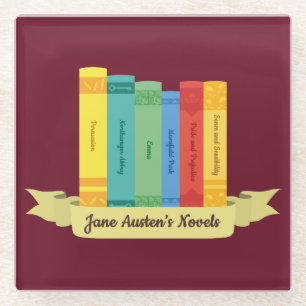 Posavasos De Vidrio Novelas de Jane Austen III