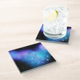 Posavasos De Vidrio Nubes espaciales Galaxy Starlight