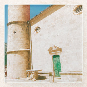 Posavasos De Vidrio Nuestra Señora de las Rocas - Bahía de Kotor - Mon