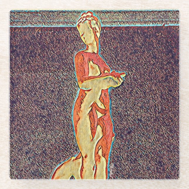 Posavasos De Vidrio Nuevo Jazz (Anverso)