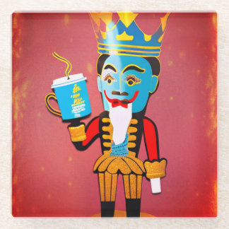 Posavasos De Vidrio Nutcracker Coffee King Coaster