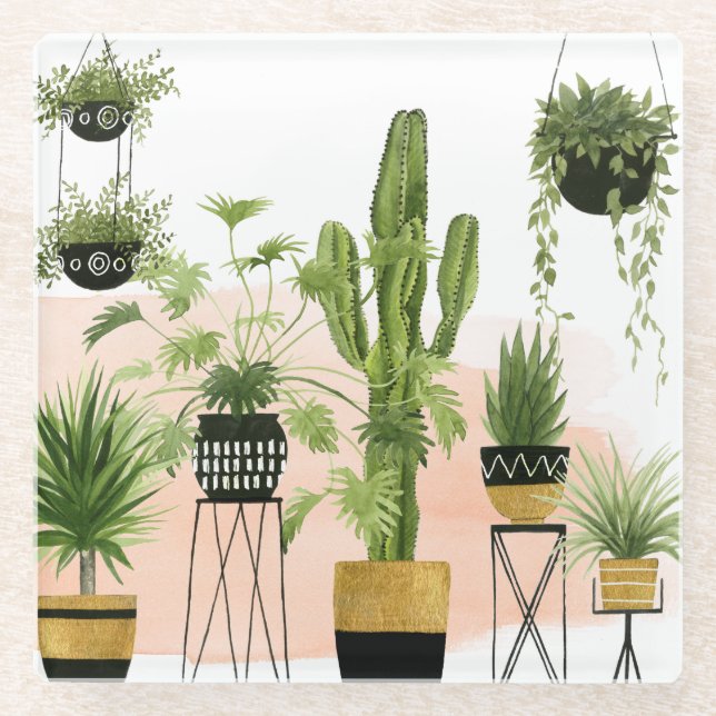 Posavasos De Vidrio Oasis interior (Anverso)