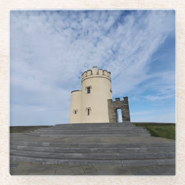 Posavasos De Vidrio O'Brien's Tower Ireland Glass Coaster (Anverso)