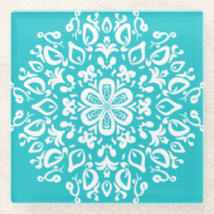 Posavasos De Vidrio Oceana Mandala