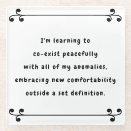 Posavasos De Vidrio Oh Mi Mantra