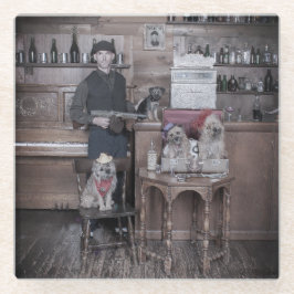 Posavasos De Vidrio Old Fashioned Print Travis