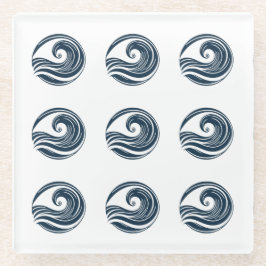 Posavasos De Vidrio Onda fuerte