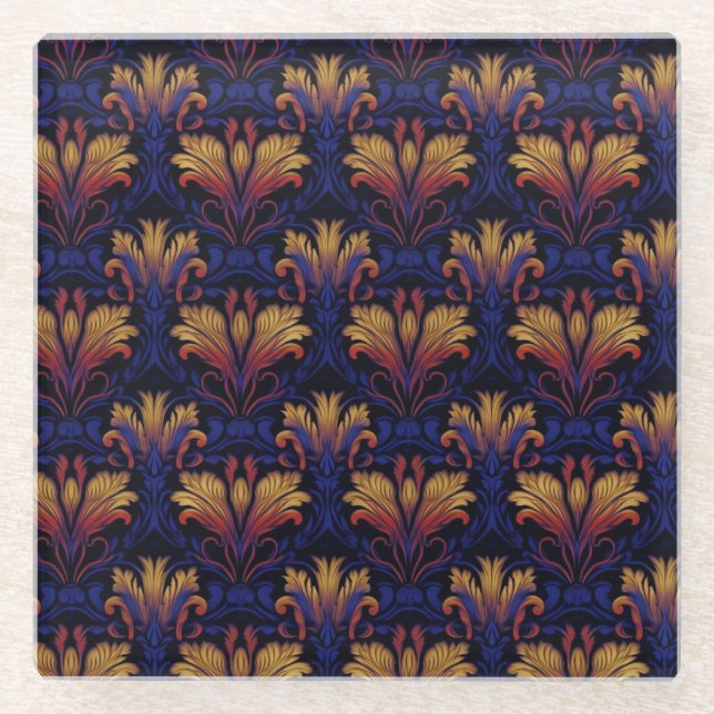 Posavasos De Vidrio Opulencia de los tragaluces (Anverso)