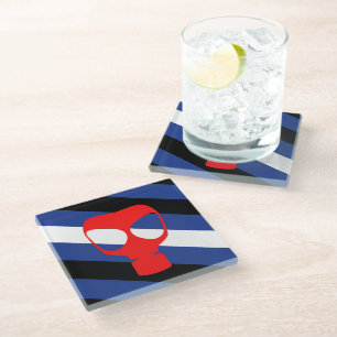 Posavasos De Vidrio Orgullo de Máscara