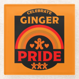 Posavasos De Vidrio Orgullo Ginger Haired