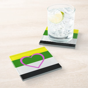 Posavasos De Vidrio Orgullo skoliosexual