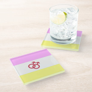 Posavasos De Vidrio Orgullo Twink