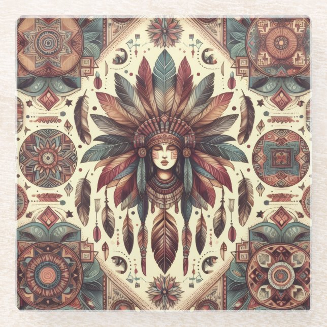 Posavasos De Vidrio Orientación Espiritual (Anverso)