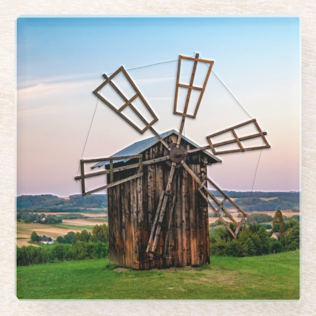Posavasos De Vidrio Othouse Windmill (Anverso)
