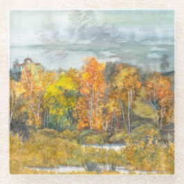 Posavasos De Vidrio otoño 300