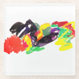 Posavasos De Vidrio Otoño de la mosca de los cuervos