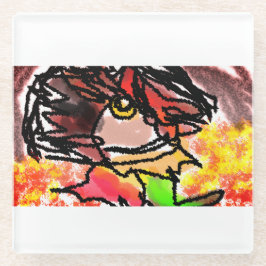 Posavasos De Vidrio Otoño Hedgehog