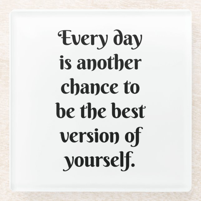 Posavasos De Vidrio Otra montaña rusa de vidrio de oportunidad (Anverso)