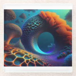 Posavasos De Vidrio Paisaje submarino