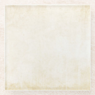 Posavasos De Vidrio Papel kraft antiguo: fondo texturado