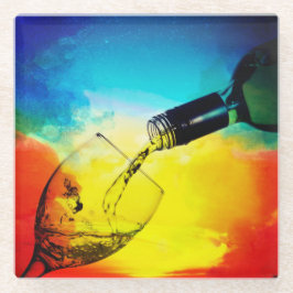 Posavasos De Vidrio Para vino