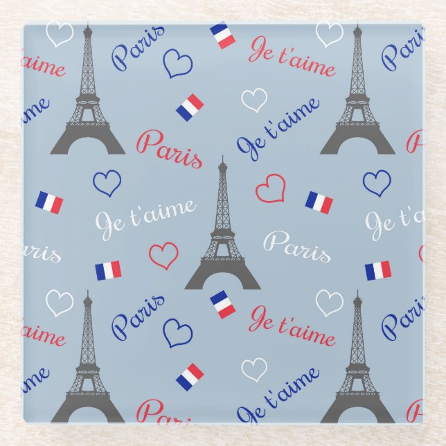 Posavasos De Vidrio París (Anverso)